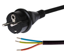 1 Fase stekkerkabel 2.5 m Plug&Play aangesloten op het toestel 