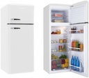 AR7252W Amica Retro Koel-Vriescombinatie 4 ****- 166.5 H - Wit Hoogglans

