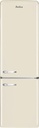 AR8242C Amica Retro Koel-Vriescombinatie - Crèmekleur (Beige) - E label