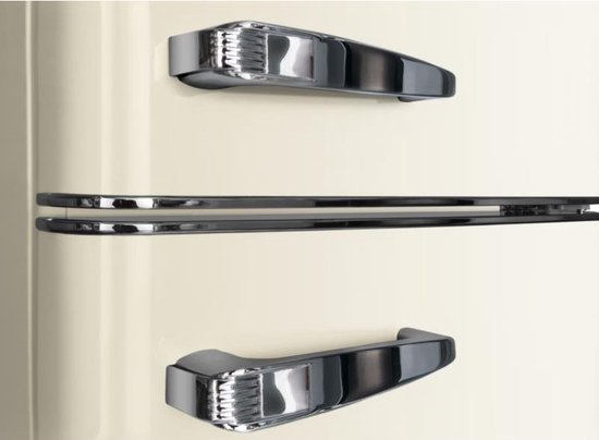 AR8242C Amica Retro Koel-Vriescombinatie - Crèmekleur (Beige) - E label