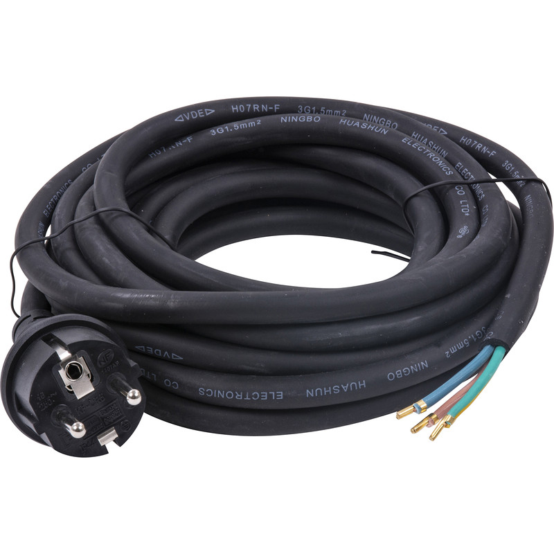 1 Phase plug cable 2.5 m Plug&Play connected to the device 