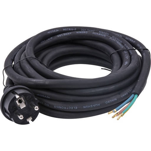 1 Phasenkabel 2,5 m Plug&Play an das Gerät angeschlossen 